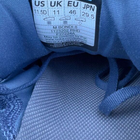 HOKA ONE ONE BONDI 8 - Men’s Running Shoes - SIZE 11.5D - Picture 10 of 10